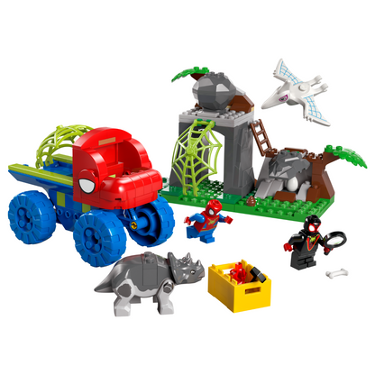 LEGO® Marvel Spidey And His Amazing Friends Team Spidey Dino Crawler Rescue - Đồ Chơi Lắp Ráp Xe Giải Cứu Khủng Long LEGO 11199 - Hình ảnh chi tiết 2