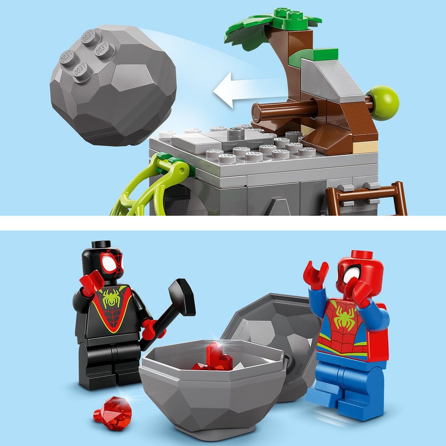 LEGO® Marvel Spidey And His Amazing Friends Team Spidey Dino Crawler Rescue - Đồ Chơi Lắp Ráp Xe Giải Cứu Khủng Long LEGO 11199 - Hình ảnh bổ sung 6