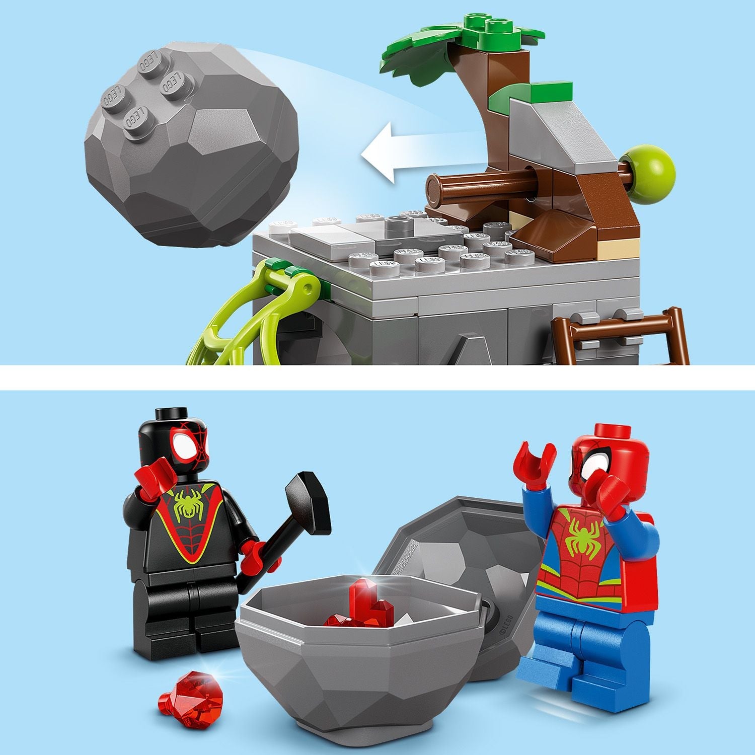 LEGO® Marvel Spidey And His Amazing Friends Team Spidey Dino Crawler Rescue - Đồ Chơi Lắp Ráp Xe Giải Cứu Khủng Long LEGO 11199 - Hình ảnh bổ sung 6