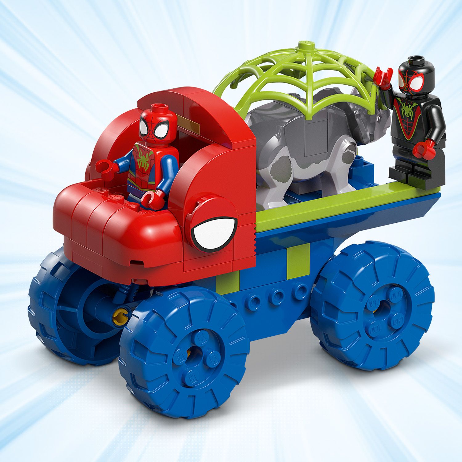 LEGO® Marvel Spidey And His Amazing Friends Team Spidey Dino Crawler Rescue - Đồ Chơi Lắp Ráp Xe Giải Cứu Khủng Long LEGO 11199 - Hình ảnh bổ sung 8