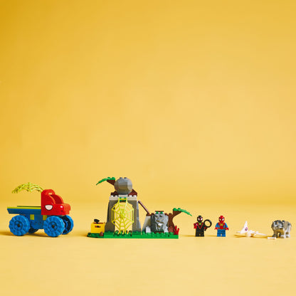 LEGO® Marvel Spidey And His Amazing Friends Team Spidey Dino Crawler Rescue - Đồ Chơi Lắp Ráp Xe Giải Cứu Khủng Long LEGO 11199 - Hình ảnh bổ sung 5