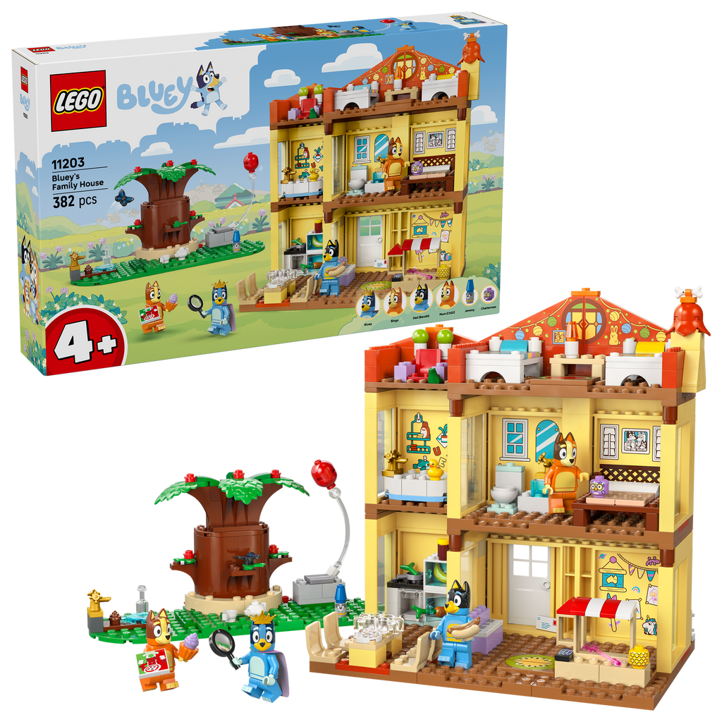 LEGO® Bluey: Bluey’s Family House - Bộ Đồ Chơi Lắp Ráp Ngôi Nhà Gia Đình - LEGO 11203 LEGO - ảnh 1 - Lego