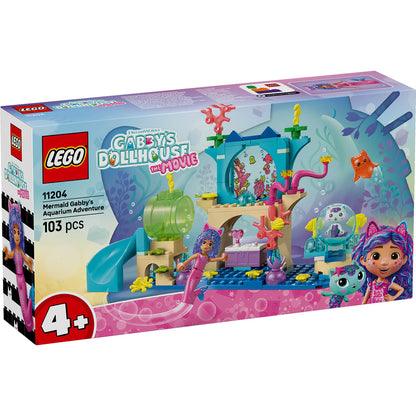 LEGO® Gabby’s Dollhouse Mermaid Gabby’s Aquarium Adventure - Đồ chơi lắp ráp Thủy cung Nàng tiên cá LEGO 11204 - Hình ảnh sản phẩm