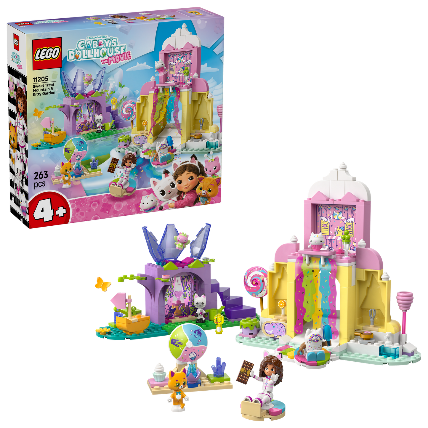 LEGO® Gabby’s Dollhouse Sweet Treat Mountain & Kitty Garden (11205) Đồ Chơi Lắp Ráp Chính Hãng LEGO - ảnh 1 - Building Sets