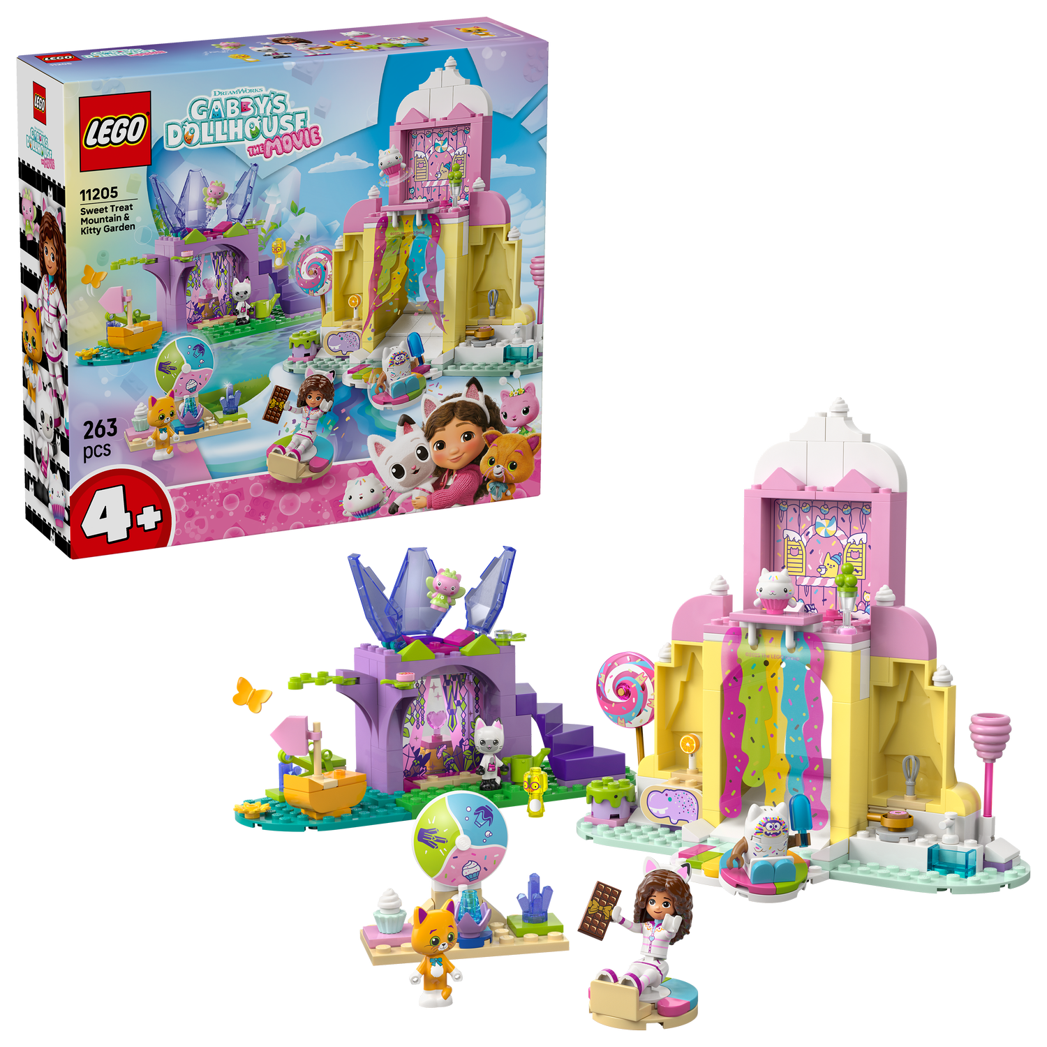 LEGO® Gabby’s Dollhouse Sweet Treat Mountain & Kitty Garden (11205) Đồ Chơi Lắp Ráp Chính Hãng LEGO - ảnh 1 - Building Sets
