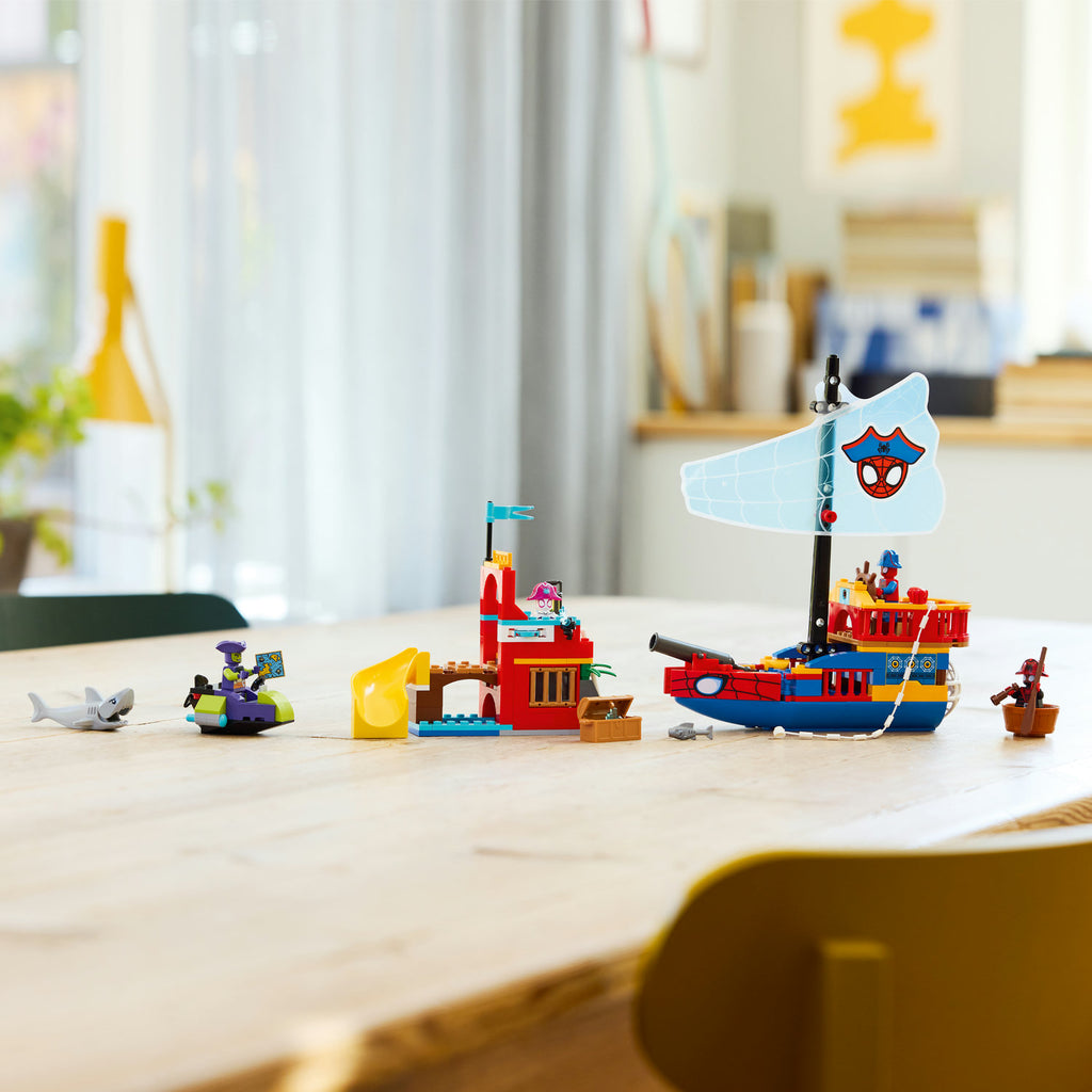 LEGO® Marvel Spidey and His Amazing Friends Team Spidey Pirate Ship - Đồ Chơi Lắp Ráp Tàu Hải Tặc 11208 - Hình ảnh bổ sung 5