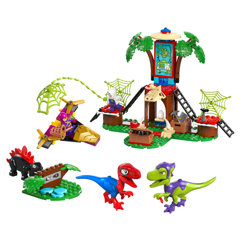 LEGO® Marvel Spidey And His Amazing Friends Spidey and Gobby’s Raptor Battle at Tree House HQ Đồ chơi lắp ráp Siêu anh hùng LEGO 11200 - Hình ảnh chi tiết 2