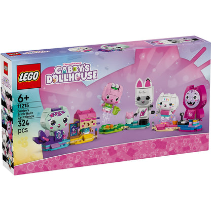 LEGO® Gabby’s Dollhouse Gabby’s Brick-Built Cat Friends - Bộ lắp ráp mô hình mèo - LEGO 11215 - Hình ảnh sản phẩm