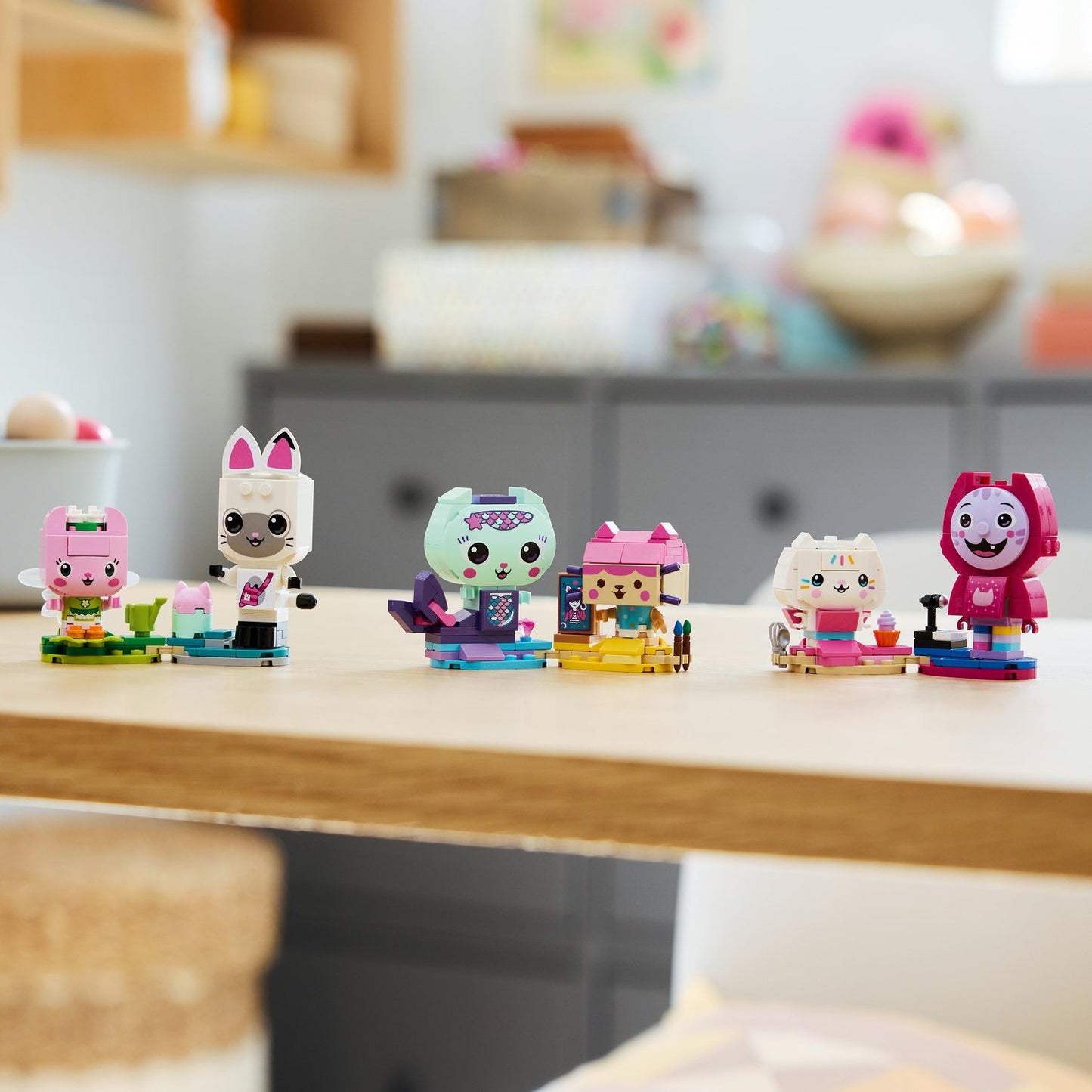 LEGO® Gabby’s Dollhouse Gabby’s Brick-Built Cat Friends - Bộ lắp ráp mô hình mèo - LEGO 11215 - Hình ảnh bổ sung 5