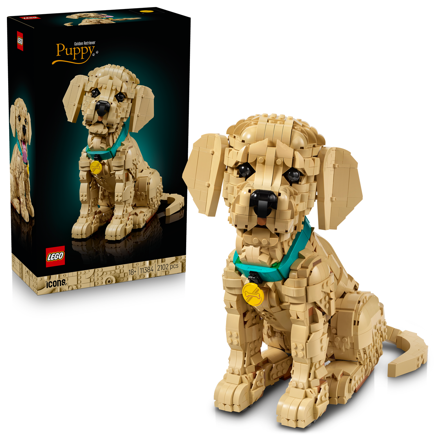 LEGO® Icons Golden Retriever Puppy