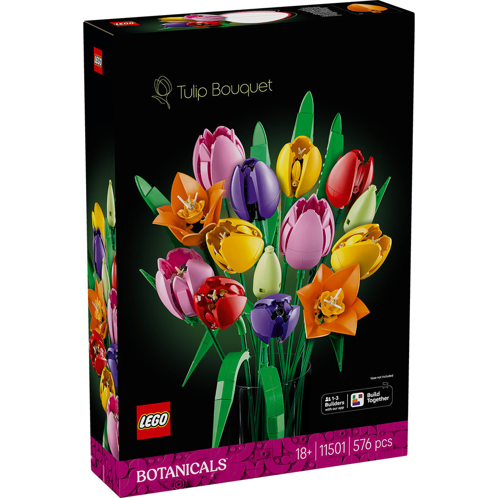 LEGO® Botanicals Tulip Bouquet - Bó Hoa Tulip Lắp Ráp Decor - LEGO 11501 - Hình ảnh sản phẩm