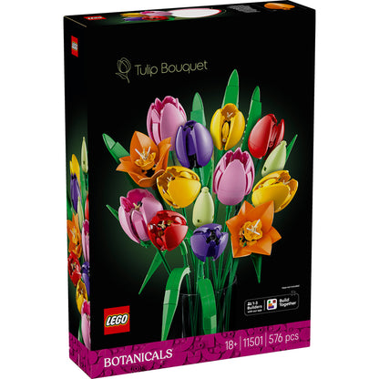 LEGO® Botanicals Tulip Bouquet - Bó Hoa Tulip Lắp Ráp Decor - LEGO 11501 - Hình ảnh sản phẩm
