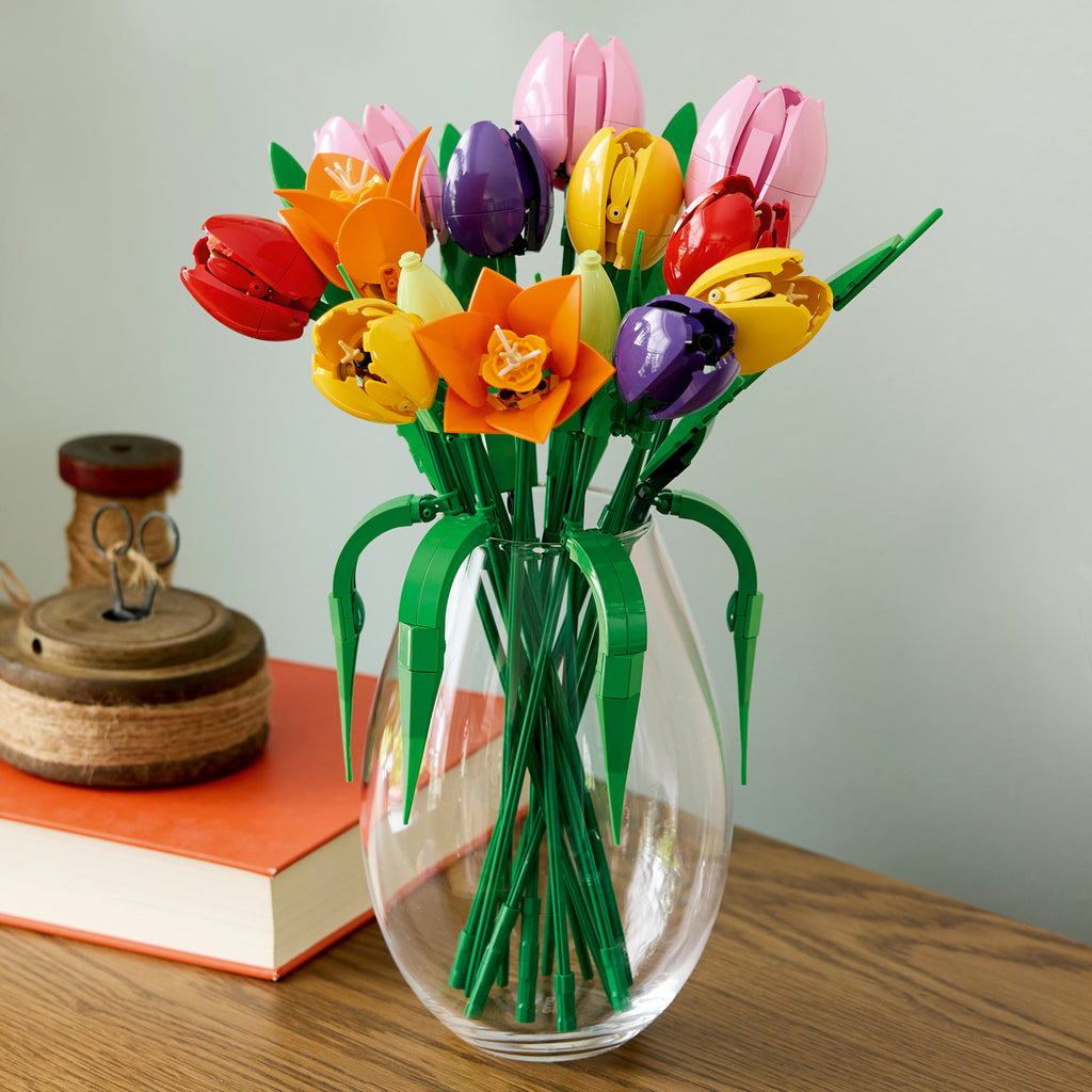 LEGO® Botanicals Tulip Bouquet - Bó Hoa Tulip Lắp Ráp Decor - LEGO 11501 - Góc nhìn khác 3