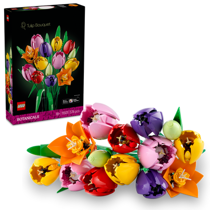 LEGO® Botanicals Tulip Bouquet - Bó Hoa Tulip Lắp Ráp Decor - LEGO 11501 - Hình ảnh bổ sung 8