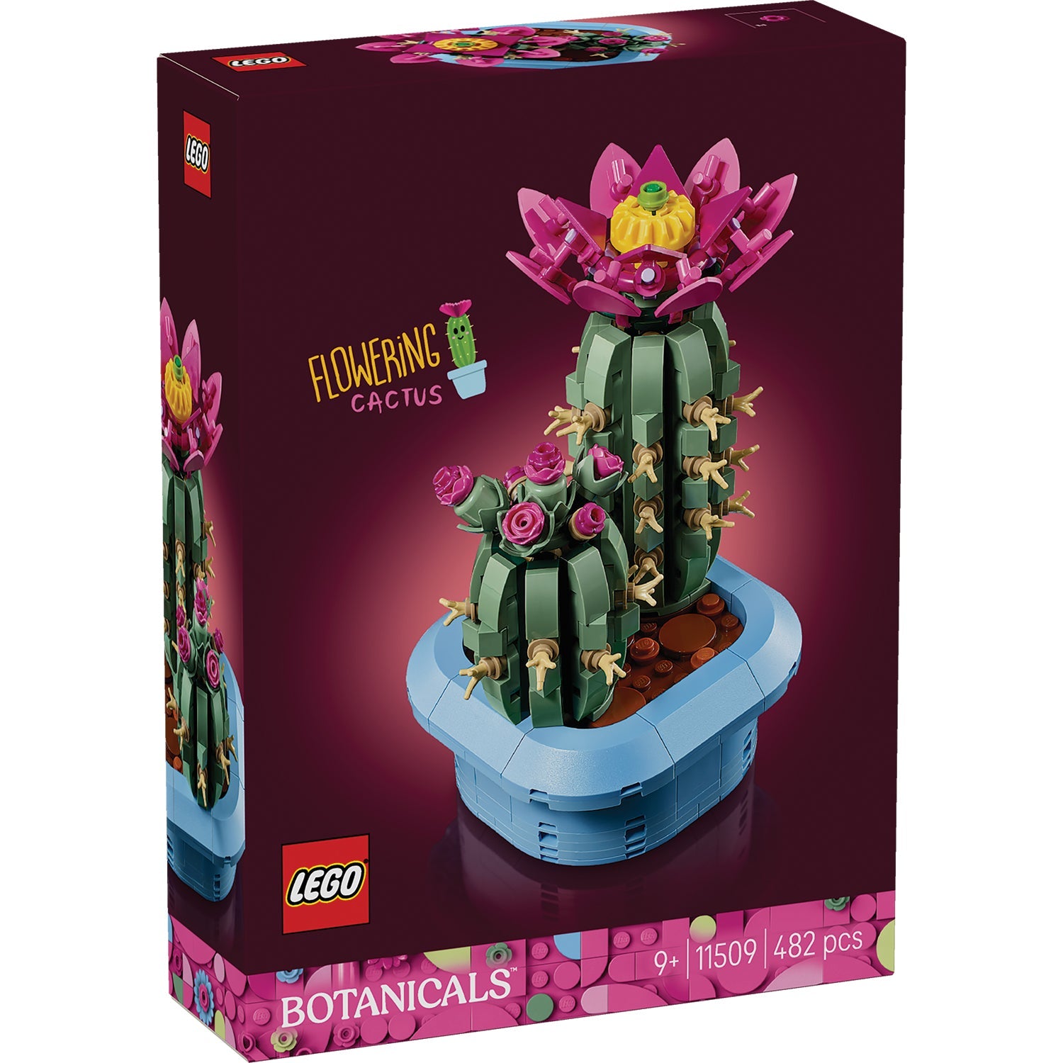 LEGO® Botanicals Flowering Cactus - Bộ Lắp Ráp Xương Rồng Nở Hoa - LEGO 11509 - Hình ảnh sản phẩm