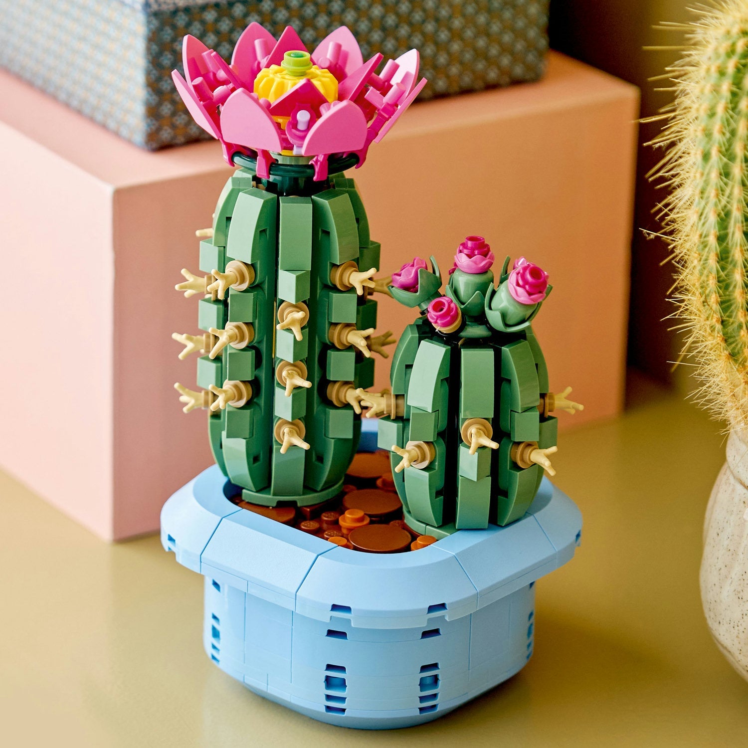 LEGO® Botanicals Flowering Cactus - Bộ Lắp Ráp Xương Rồng Nở Hoa - LEGO 11509 - Hình ảnh bổ sung 4