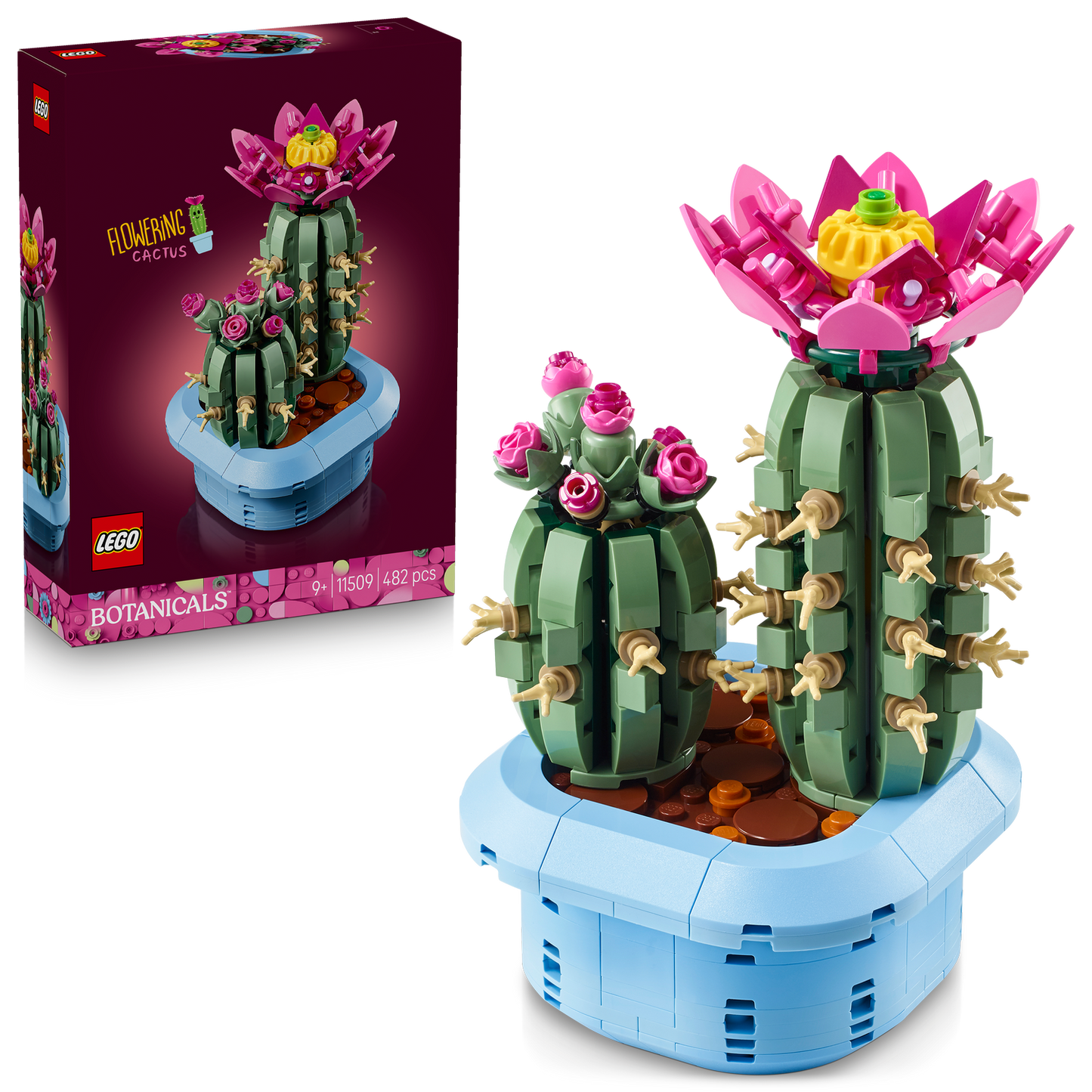 LEGO® Botanicals Flowering Cactus - Bộ Lắp Ráp Xương Rồng Nở Hoa - LEGO 11509 LEGO - ảnh 2 - LEGO Botanical Collection