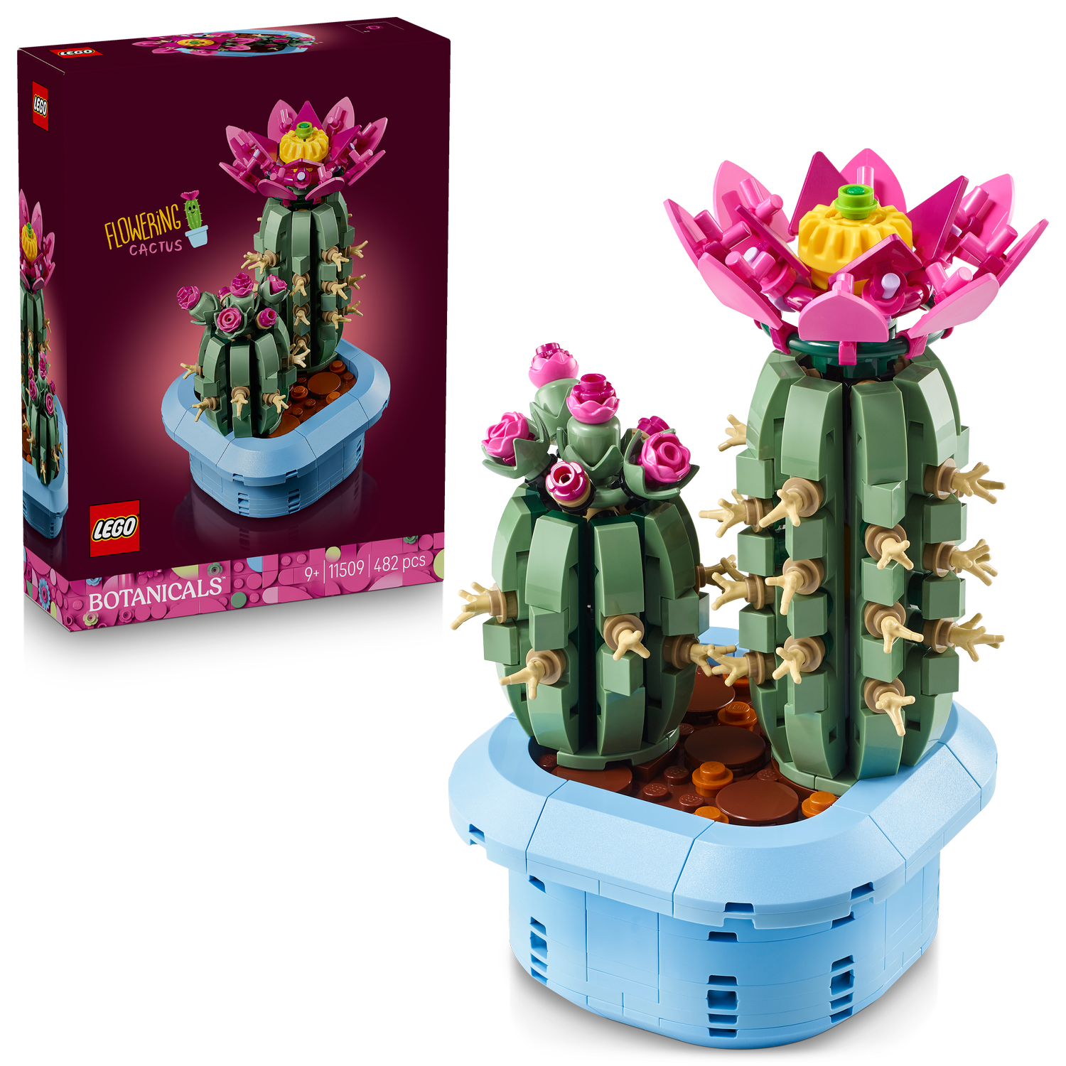 LEGO® Botanicals Flowering Cactus - Bộ Lắp Ráp Xương Rồng Nở Hoa - LEGO 11509 LEGO - ảnh 2 - LEGO Botanical Collection