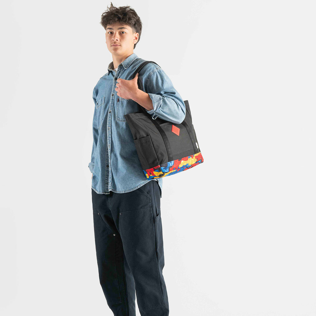 LEGO® Herschel Heritage™ Tote - Abstract Bricks Túi Tote Thời Trang Cao Cấp Herschel x LEGO - Hình ảnh chi tiết 2