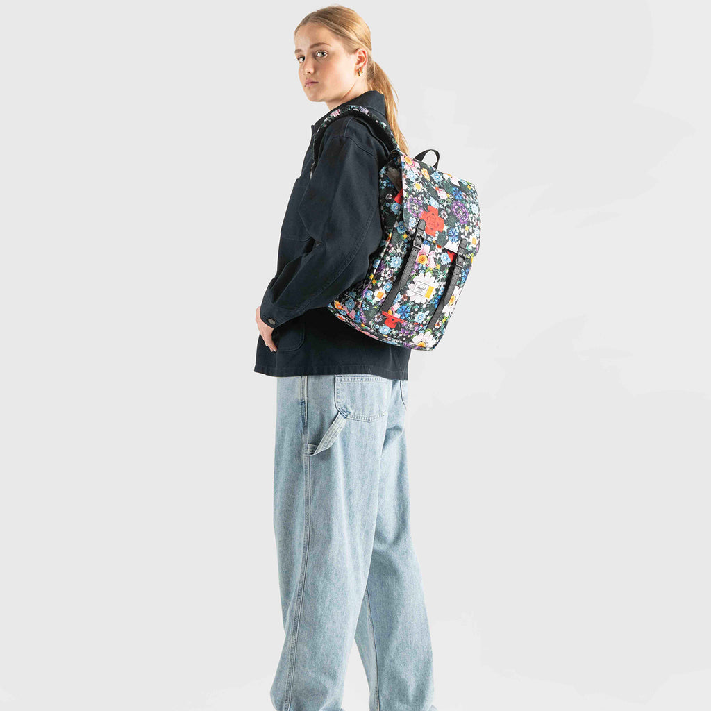 LEGO® Herschel Retreat™ Small Backpack - Garden Floral - Balo Thời Trang Nhỏ Họa Tiết Hoa - LEGO x Herschel - Hình ảnh chi tiết 2