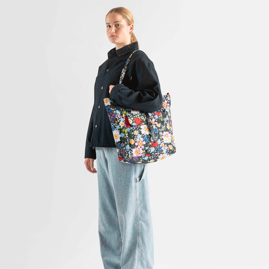 LEGO® Herschel Retreat™ Tote - Garden Floral - Túi Xách Thời Trang Cao Cấp Herschel x LEGO - Hình ảnh chi tiết 2