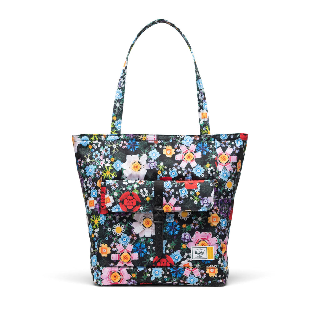 LEGO® Herschel Retreat™ Tote - Garden Floral - Túi Xách Thời Trang Cao Cấp Herschel x LEGO - Góc nhìn khác 3