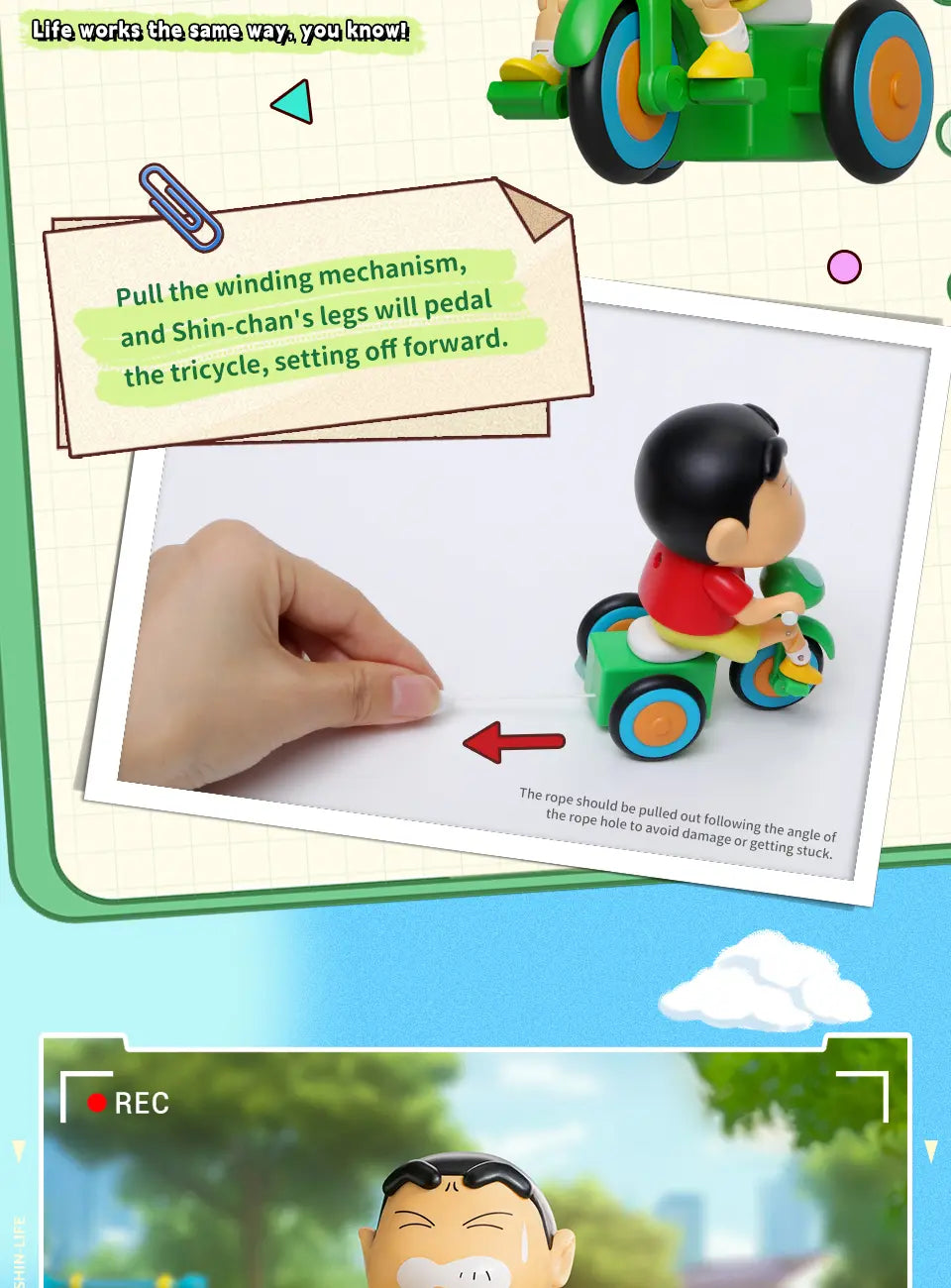 CRAYON SHINCHAN DYNAMIC SHIN-LIFE - Mô hình Blind Box Shin Cậu Bé Bút Chì - 52TOYS