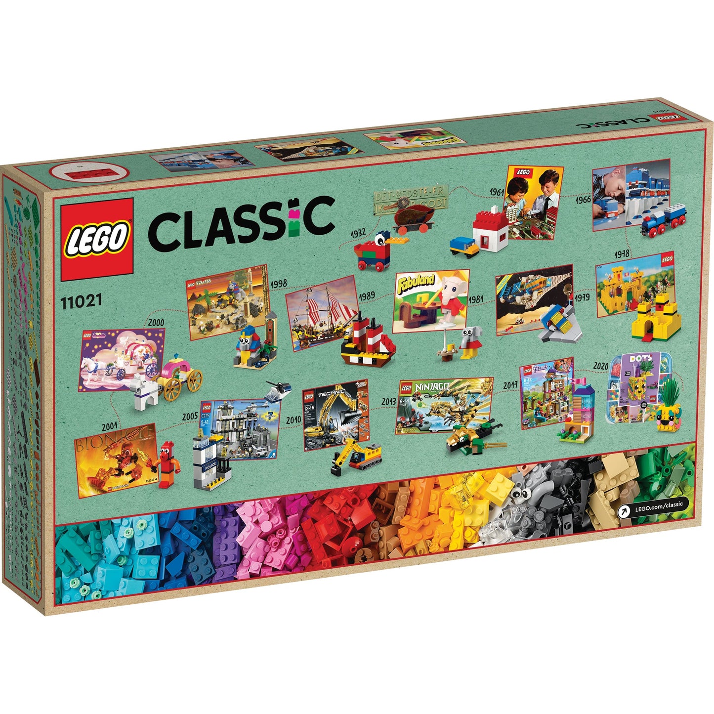 LEGO® Classic 90 Years of Play - Bộ Đồ Chơi Lắp Ráp Kỷ Niệm 90 Năm LEGO 11021 LEGO - ảnh 8 - LEGO Classic