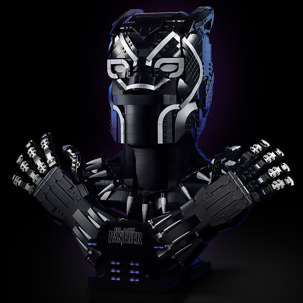 LEGO® Marvel Black Panther Bust - Mô Hình Lắp Ráp Vua T’Challa - LEGO 76215 LEGO - ảnh 5 - Lego