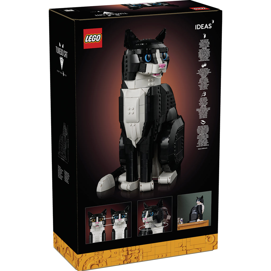 LEGO® Ideas Tuxedo Cat - Mô hình Mèo Đen Trắng Lắp Ráp - LEGO 21349 LEGO - LEGO