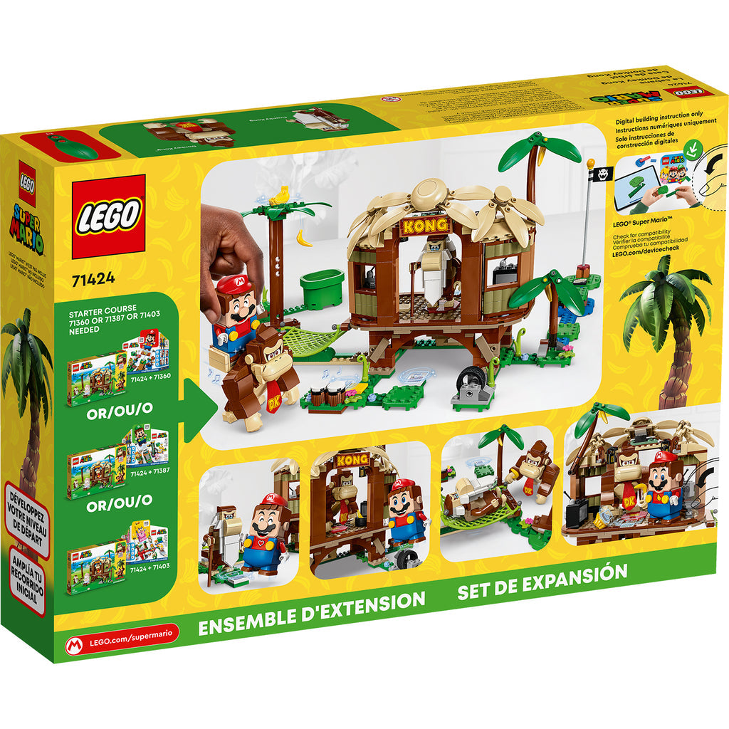 LEGO® Super Mario™ Donkey Kong’s Tree House Expansion Set - Bộ Lắp Ráp Mở Rộng Ngôi Nhà Trên Cây Của Donkey Kong - LEGO 71424