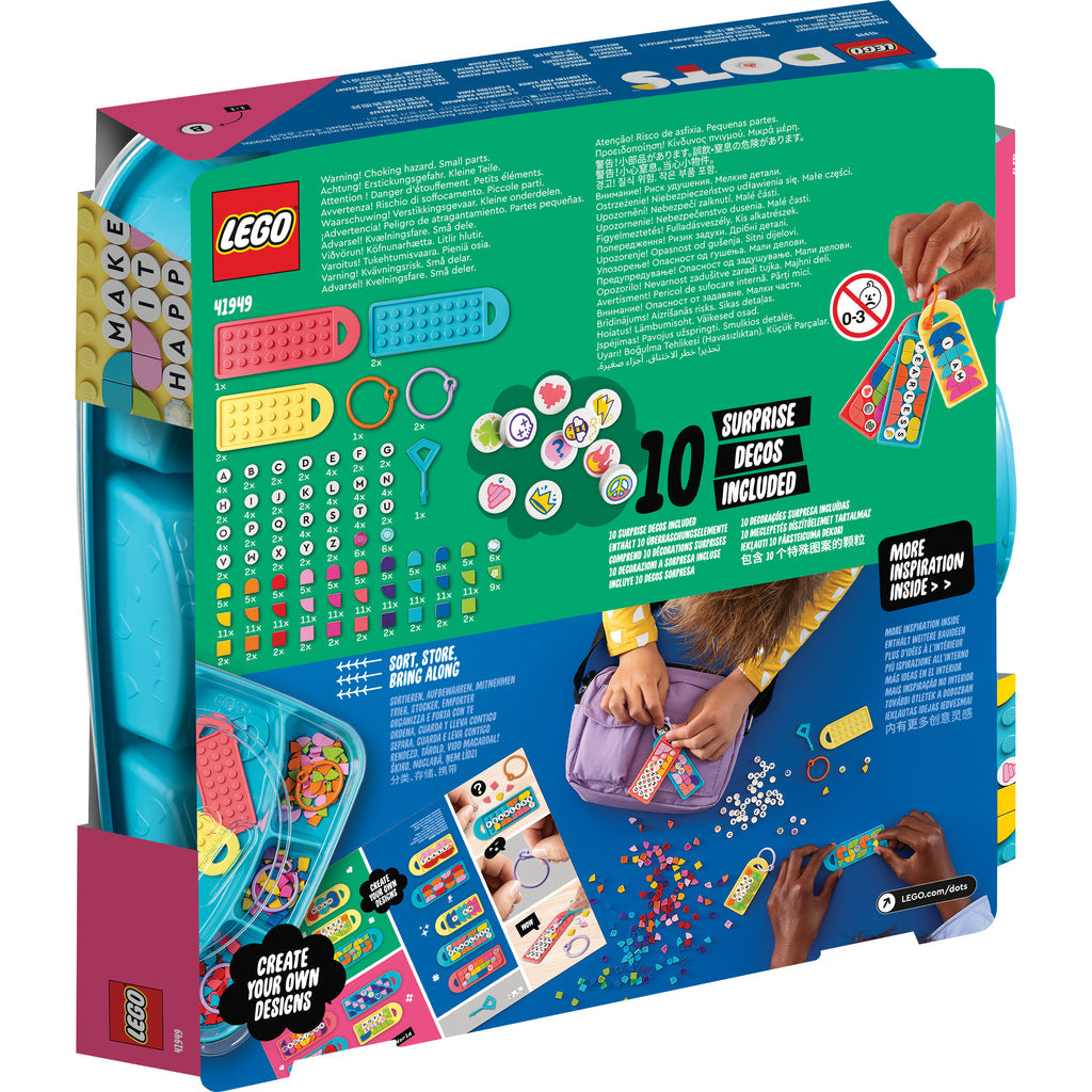 LEGO® DOTS™ Bag Tags Mega Pack – Messaging Bộ Đồ Chơi Thủ Công Sáng Tạo LEGO 41949
