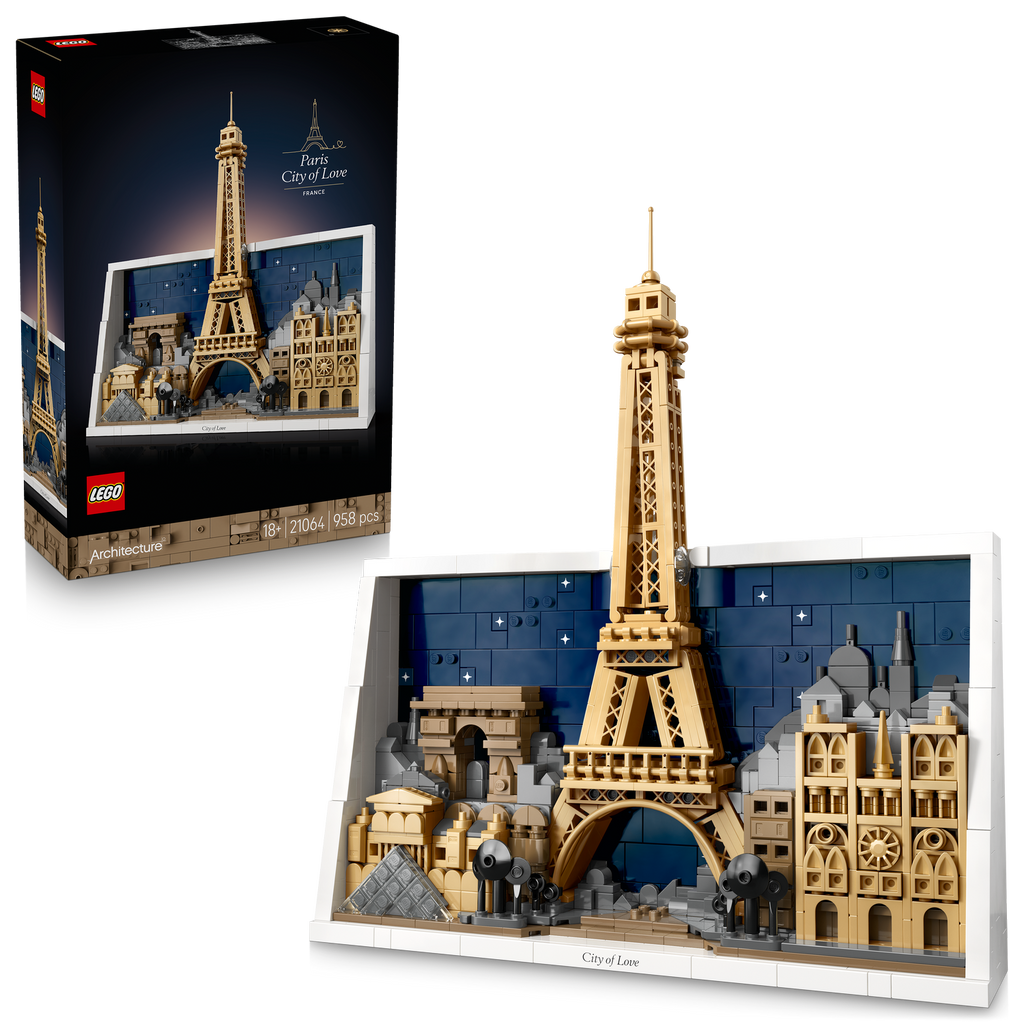 LEGO® Architecture Paris – City of Love - Bộ lắp ráp mô hình thành phố Paris - LEGO 21064