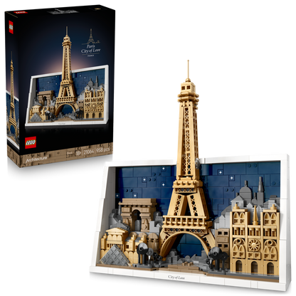 LEGO® Architecture Paris – City of Love - Bộ lắp ráp mô hình thành phố Paris - LEGO 21064