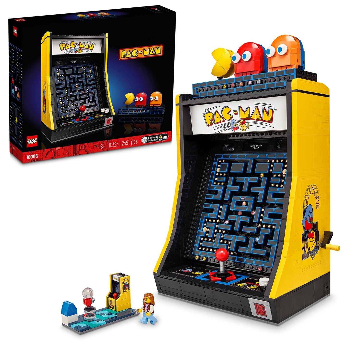 LEGO® ICONS™ PAC-MAN Arcade - Mô hình máy game thùng cổ điển - LEGO 10323