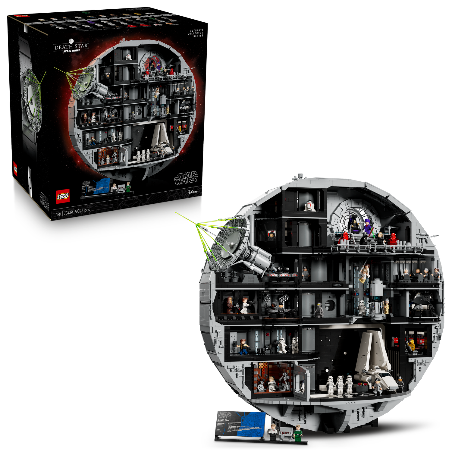 LEGO® Star Wars™ Death Star™ - Mô hình Trạm Vũ Trụ Ngôi Sao Chết (75419) LEGO - ảnh 7 - LEGO Building Sets