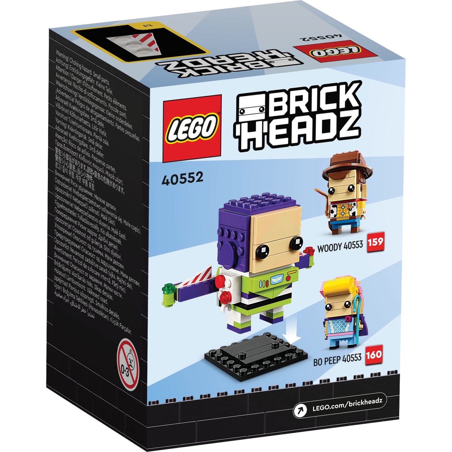 LEGO® BrickHeadz™ Buzz Lightyear - Mô Hình Lắp Ráp Disney Pixar LEGO 40552 LEGO - ảnh 5 - Building Sets