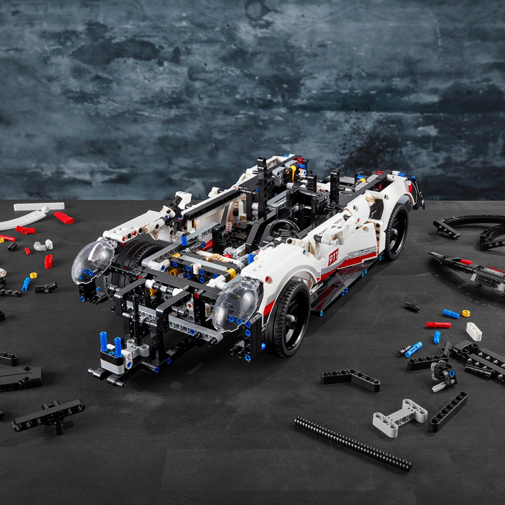 LEGO® Technic™ 42096 Porsche 911 RSR - Mô Hình Xe Đua Siêu Xe Lắp Ráp Cao Cấp LEGO - ảnh 6 - LEGO Set