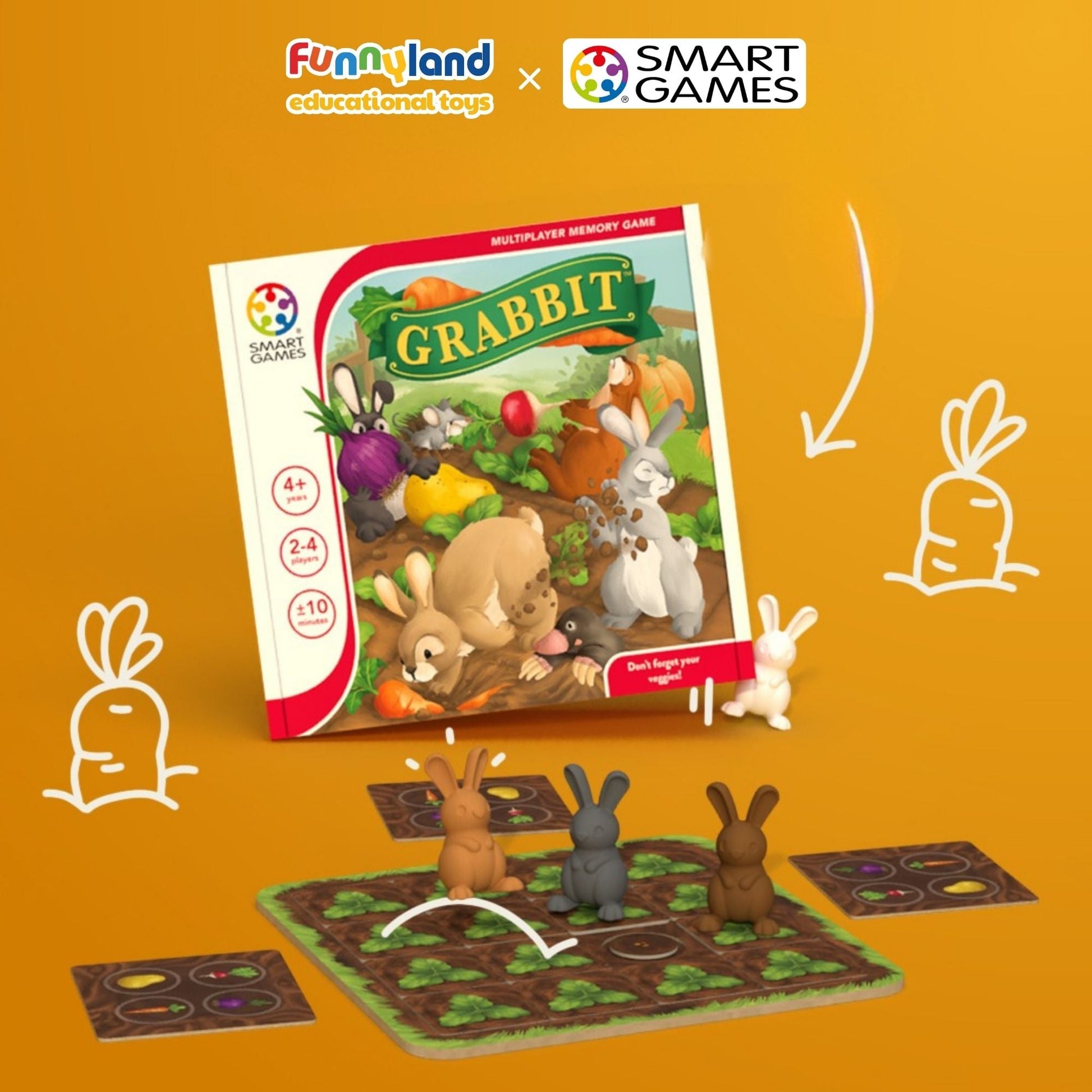 Đồ chơi trí tuệ Smartgames Thử thách Grabbit