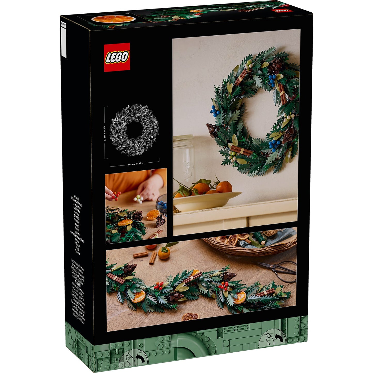 LEGO® ICONS™ Wreath - Bộ Lắp Ráp Vòng Hoa Trang Trí 10340 - LEGO Icons