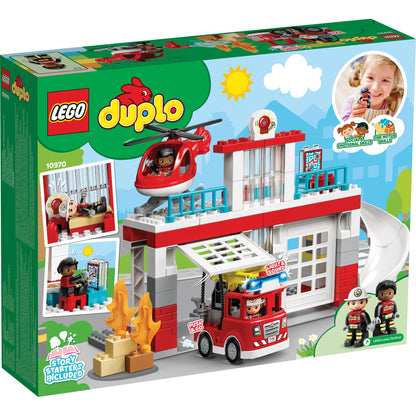 LEGO® DUPLO™ Rescue Fire Station & Helicopter - Trạm Cứu Hỏa & Trực Thăng Cứu Hộ - LEGO 10970