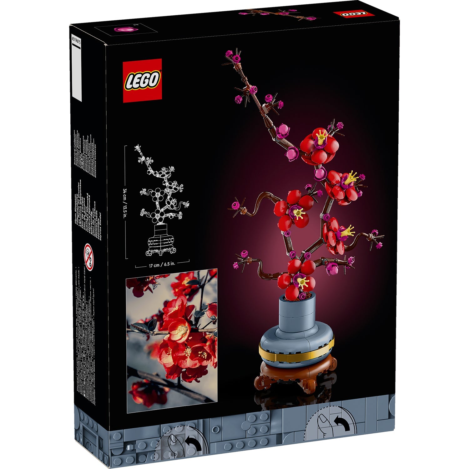 LEGO® ICONS™ Plum Blossom - Bộ Lắp Ráp Hoa Mai Trang Trí - LEGO 10369 LEGO - ảnh 1 - Lego
