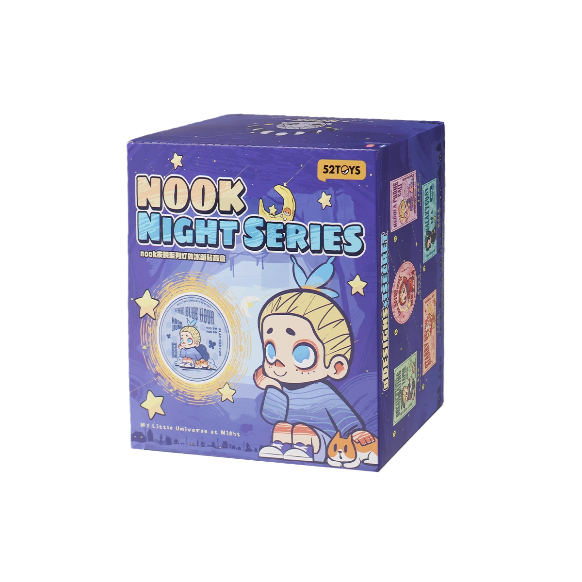 NOOK NIGHT SERIES LIGHT-UP FRIDGE MAGNET BLIND BOX - Mô Hình Nam Châm Tủ Lạnh Phát Sáng - 52TOYS