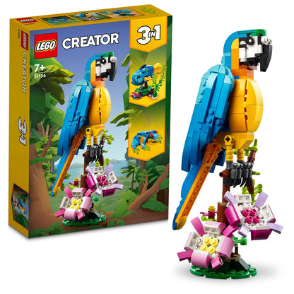 LEGO® Creator 3-in-1 Exotic Parrot Lắp Ráp Vẹt Nhiệt Đới LEGO 31136 LEGO - ảnh 6 - LEGO® Creator 3-in-1