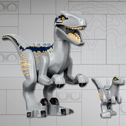 LEGO® Jurassic World Blue & Beta Velociraptor Capture Đồ Chơi Lắp Ráp Khủng Long LEGO 76946 LEGO - ảnh 5 - LEGO
