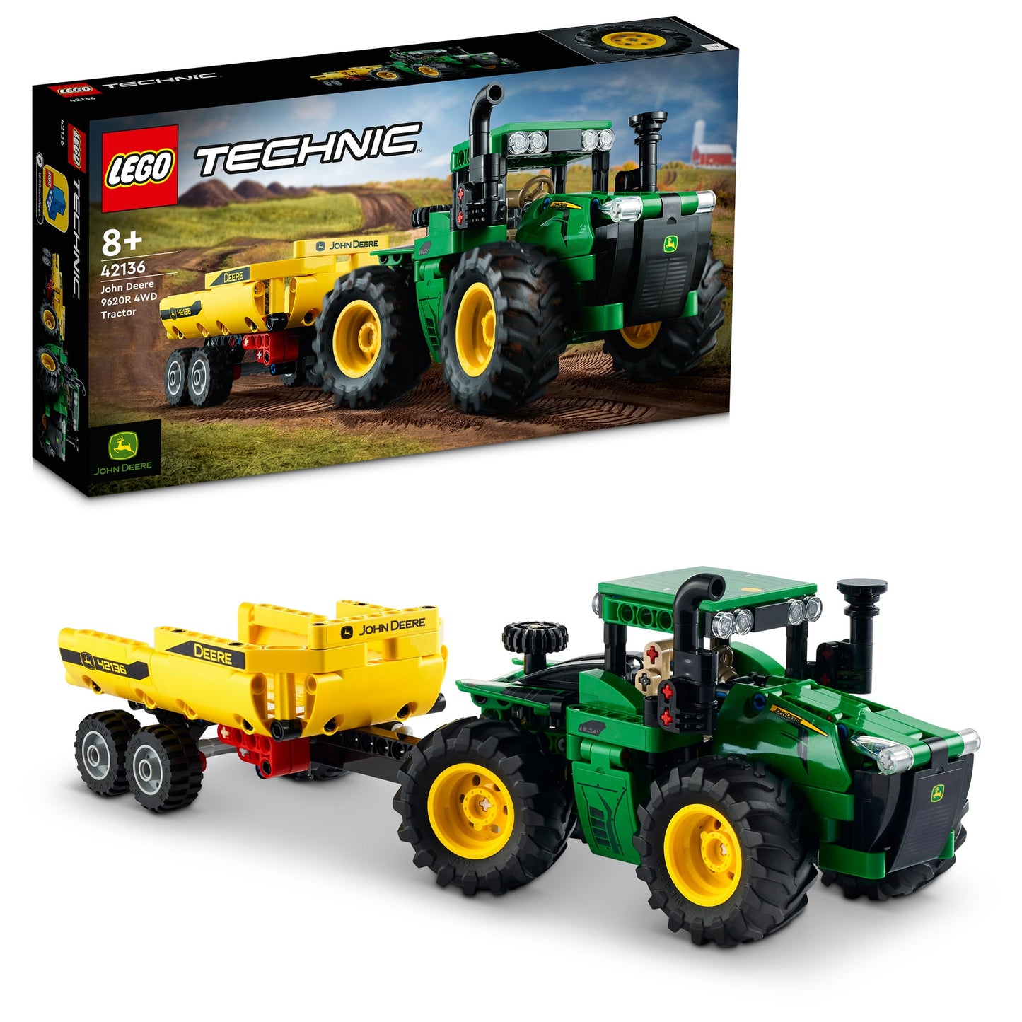 LEGO® Technic™ John Deere 9620R 4WD Tractor - Mô Hình Máy Kéo Nông Nghiệp LEGO 42136 LEGO - ảnh 5 - LEGO Technic