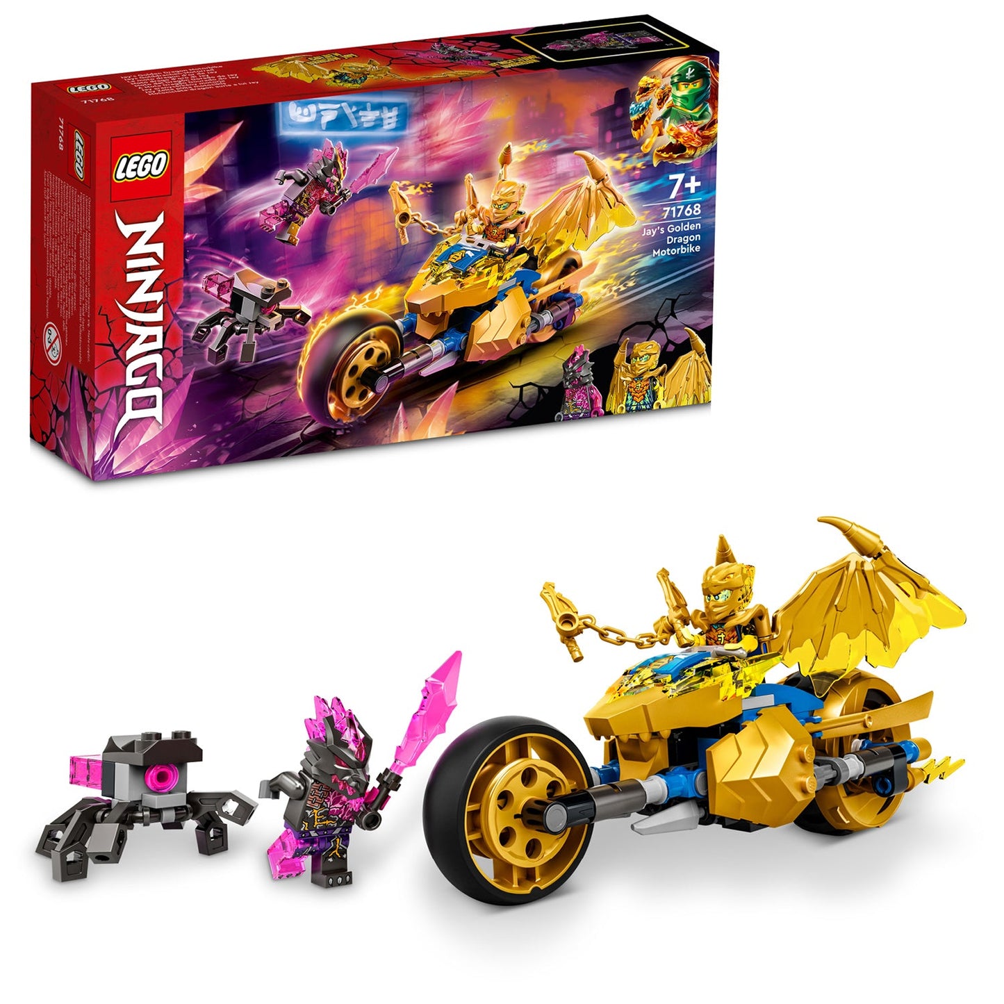 LEGO® NINJAGO® Jay’s Golden Dragon Motorbike - Mô tô Rồng Vàng của Jay - LEGO 71768 LEGO - ảnh 5 - LEGO sets