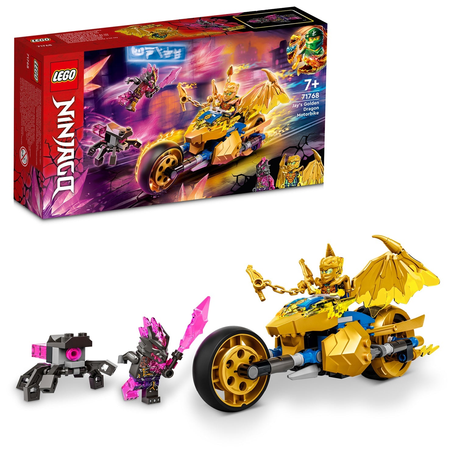 LEGO® NINJAGO® Jay’s Golden Dragon Motorbike - Mô tô Rồng Vàng của Jay - LEGO 71768 LEGO - ảnh 5 - LEGO sets