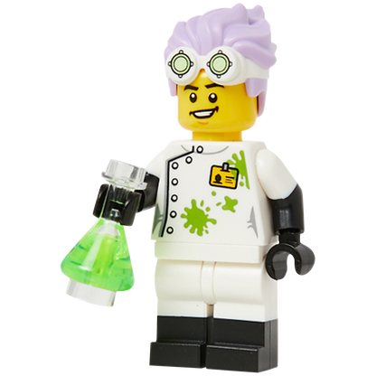 Minifigure Mad Scientist - Nhân Vật Nhà Khoa Học Điên LEGO - Chính Hãng #1509 - Hình ảnh chi tiết 2