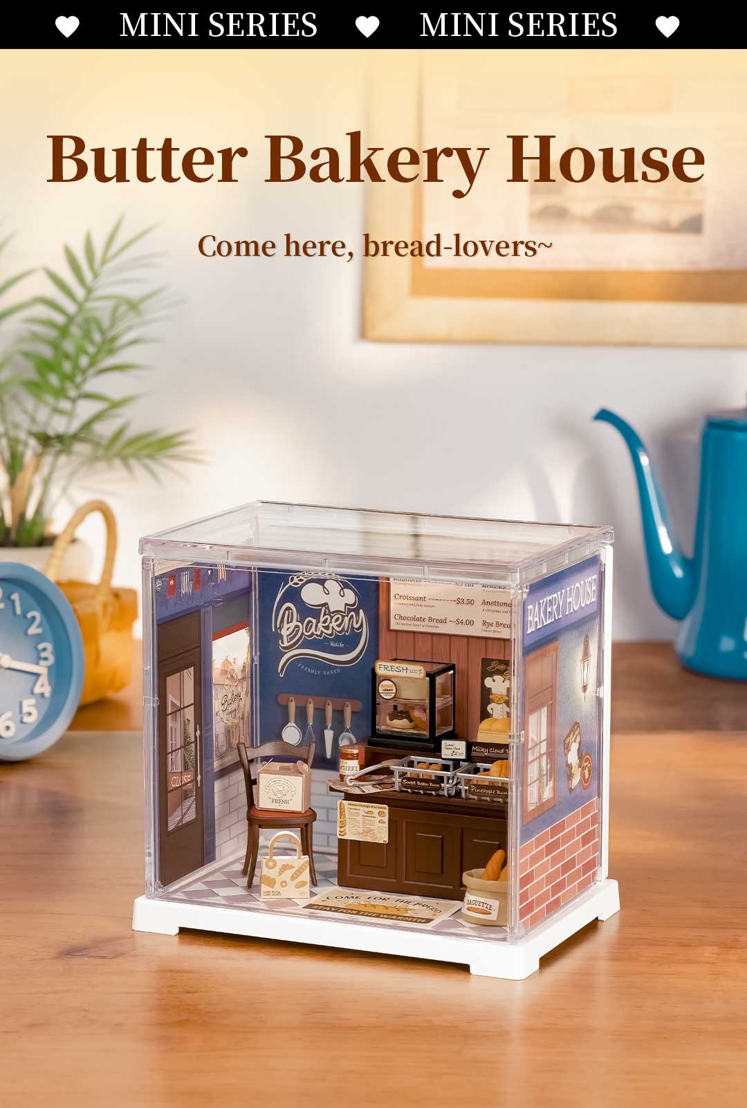 Rolife Mini Super Creator Shop Series - Bộ mô hình lắp ráp nhà búp bê tí hon DIY - Rolife